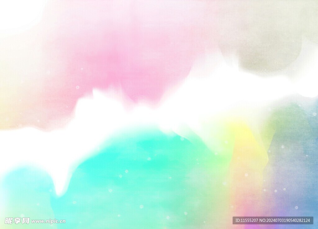 创意水彩抽象艺术画水彩晕染