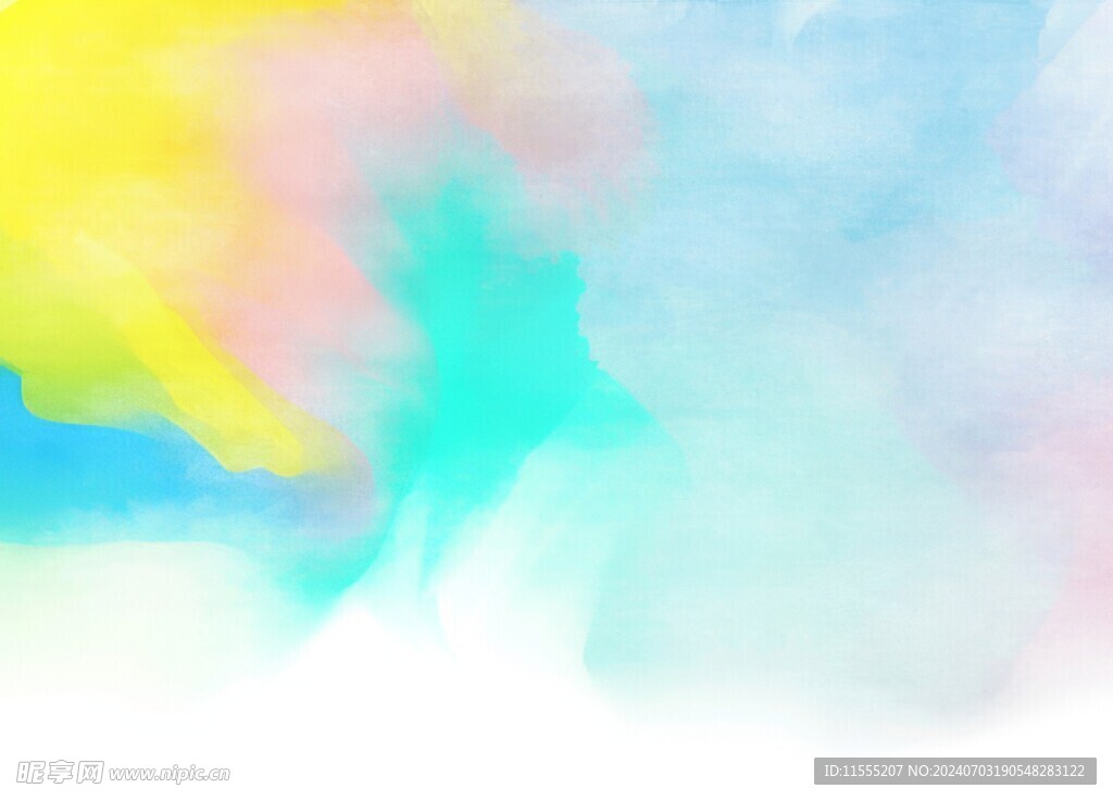 创意水彩抽象艺术画水彩晕染