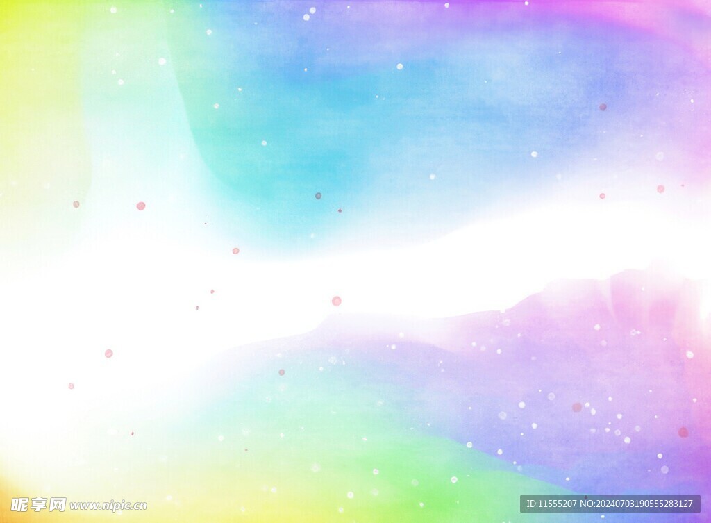 创意水彩抽象艺术画水彩晕染