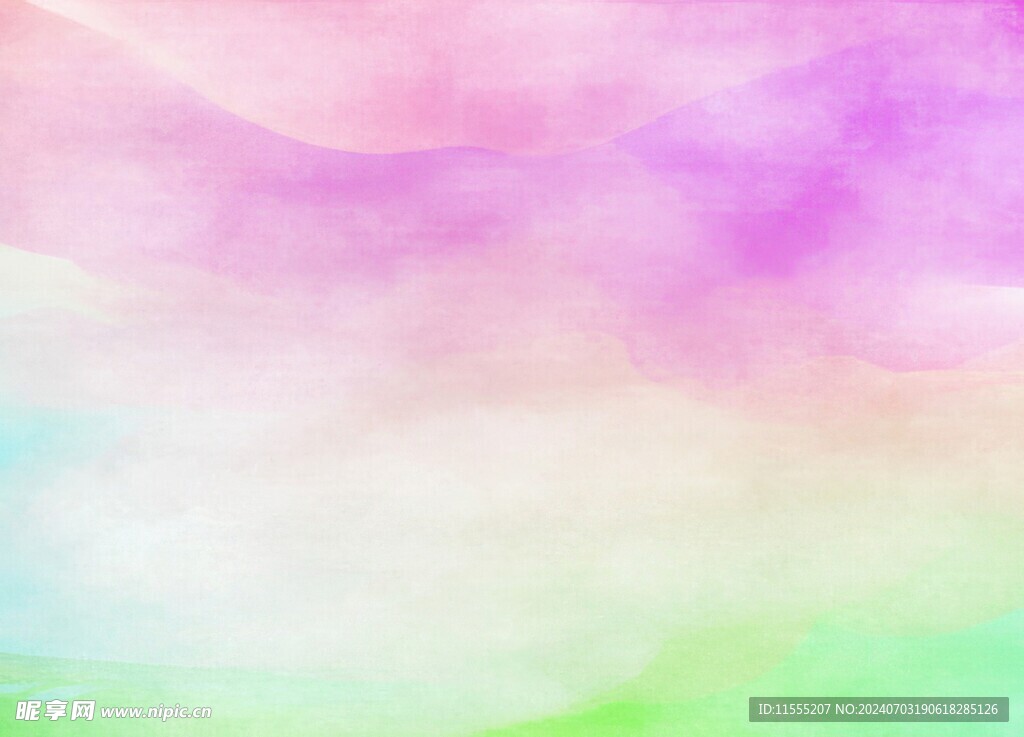 创意水彩抽象艺术画水彩晕染
