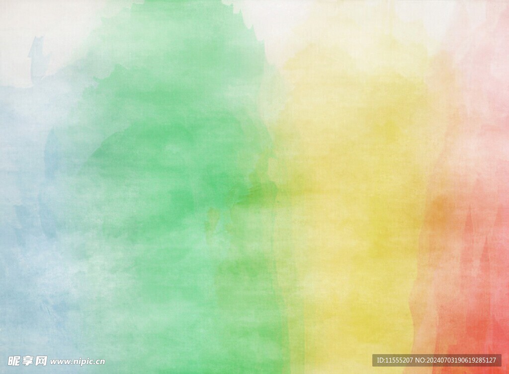 创意水彩抽象艺术画水彩晕染