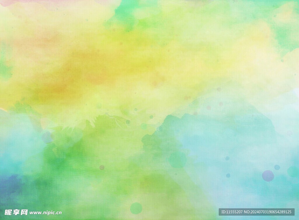 创意水彩抽象艺术画水彩晕染