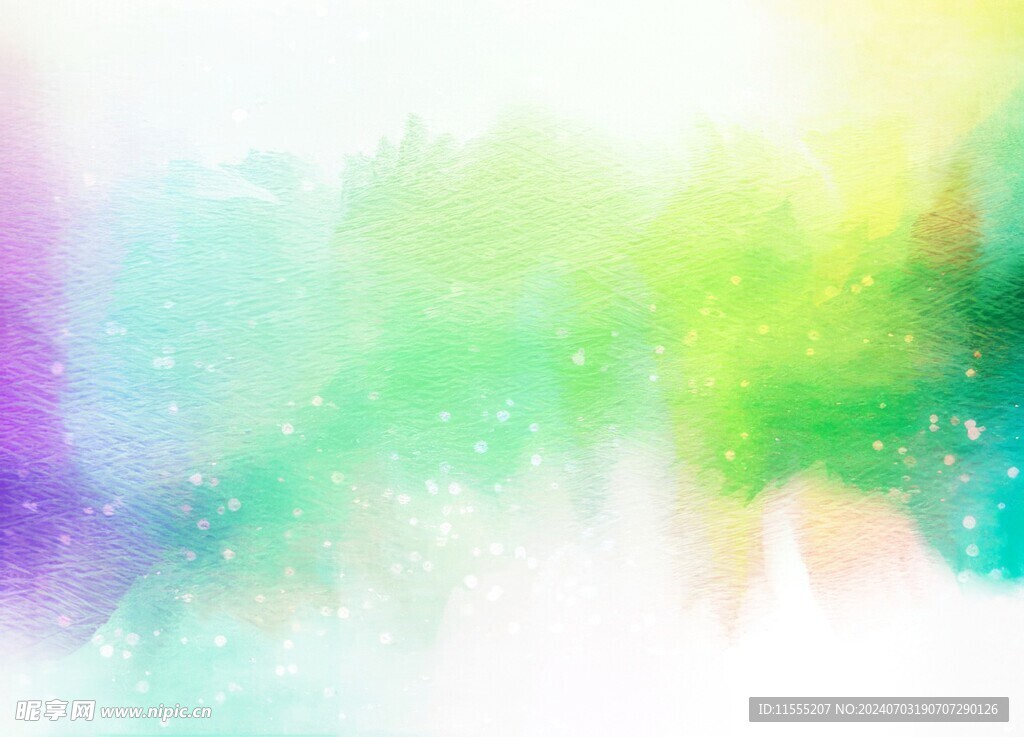 创意水彩抽象艺术画水彩晕染