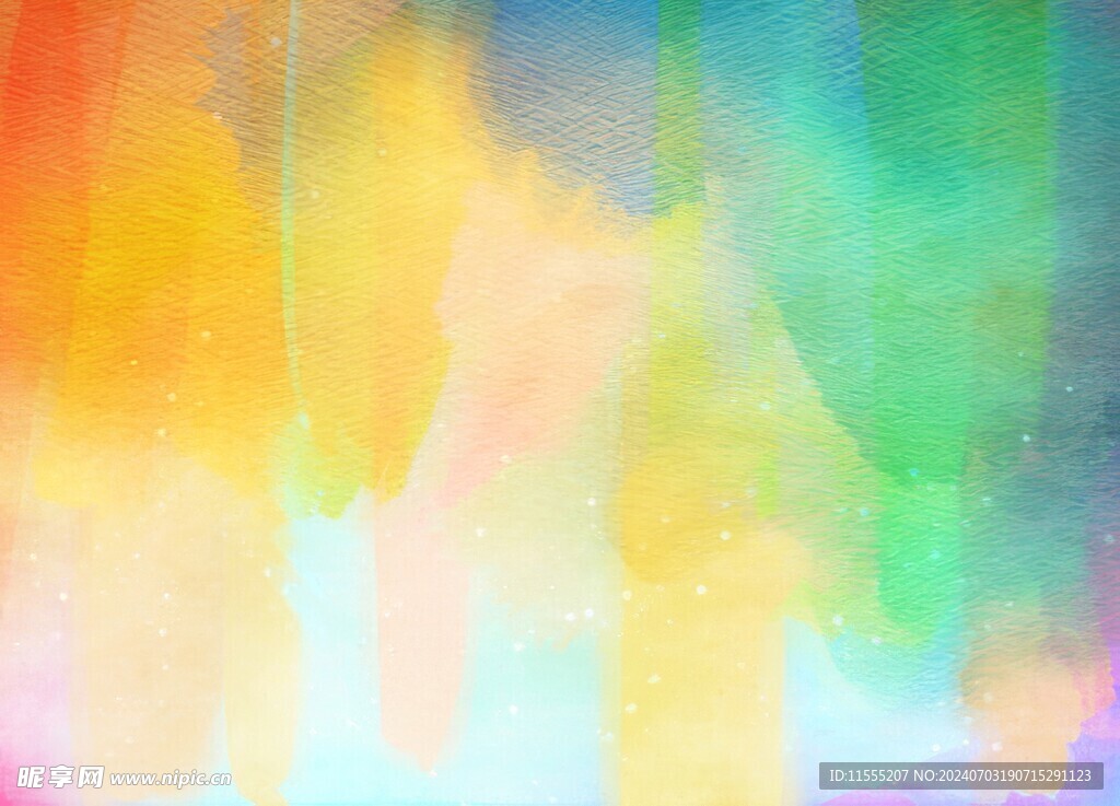 创意水彩抽象艺术画水彩晕染