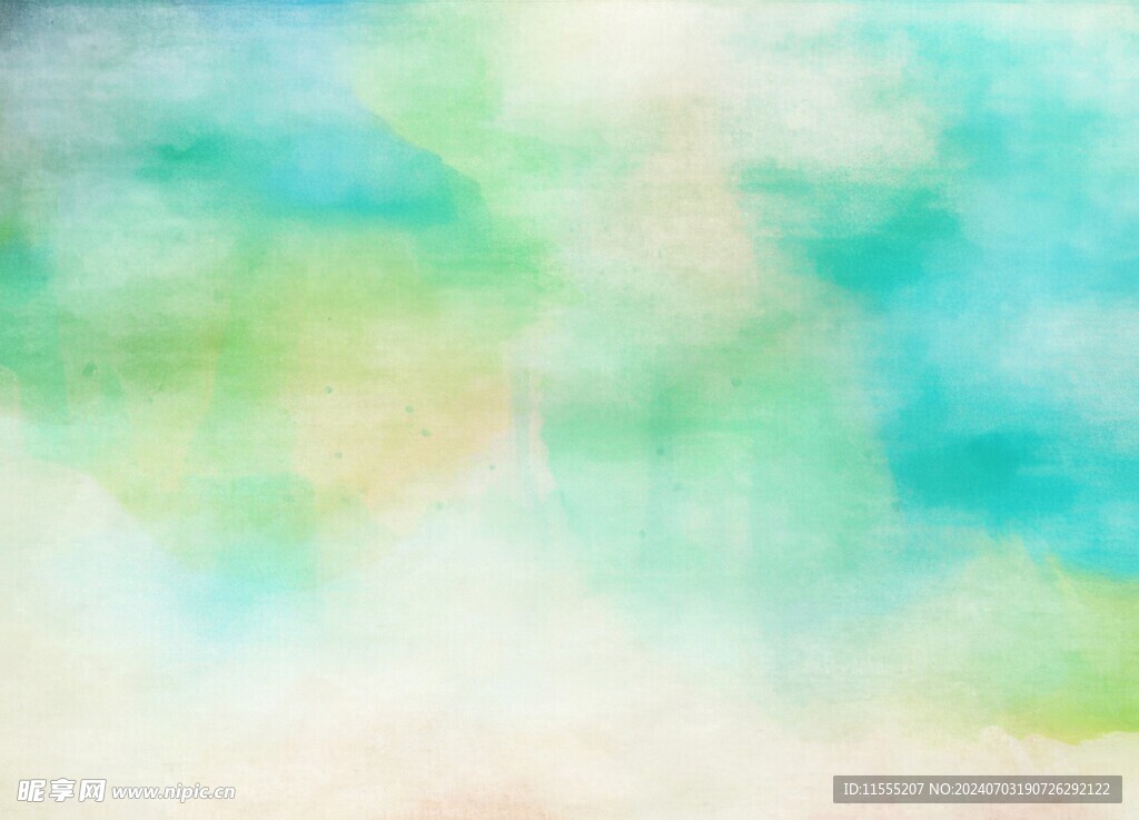 创意水彩抽象艺术画水彩晕染