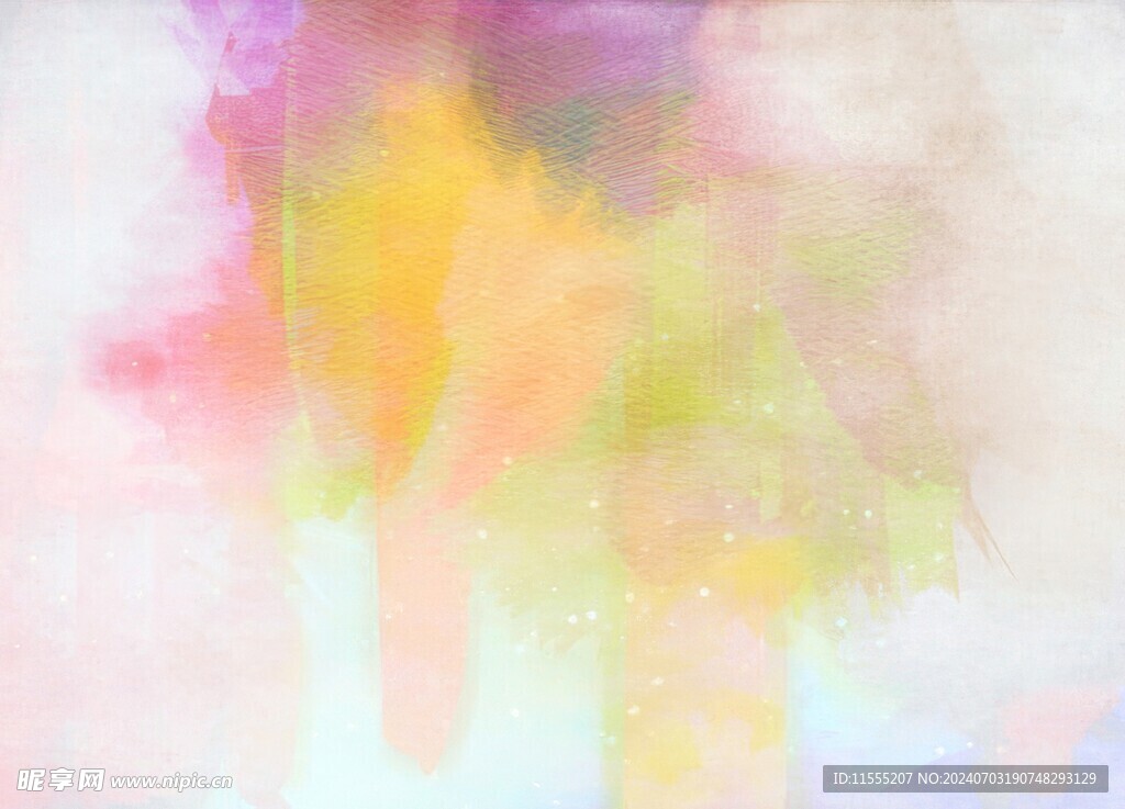 创意水彩抽象艺术画水彩晕染
