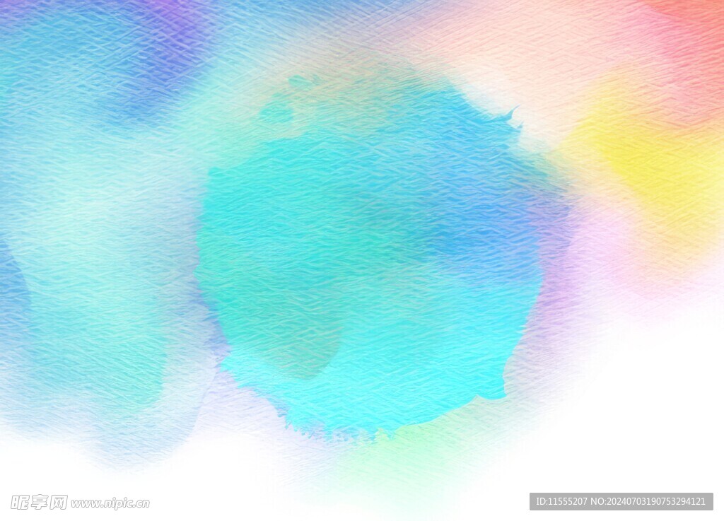 创意水彩抽象艺术画水彩晕染