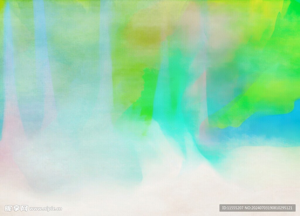 创意水彩抽象艺术画水彩晕染