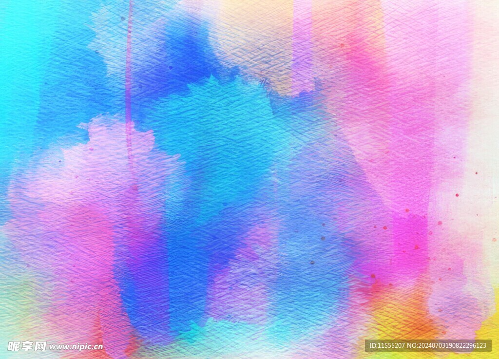 创意水彩抽象艺术画水彩晕染