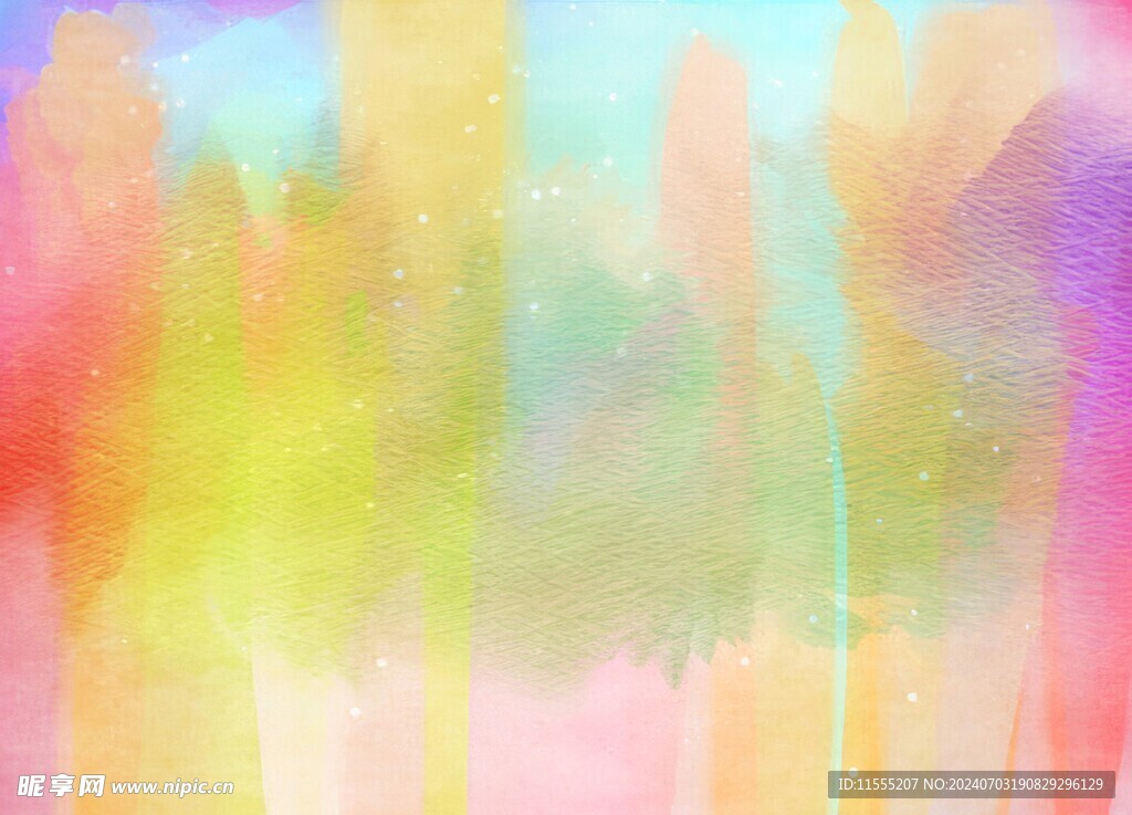 创意水彩抽象艺术画水彩晕染