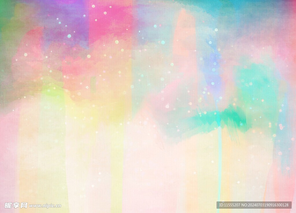 创意水彩抽象艺术画水彩晕染