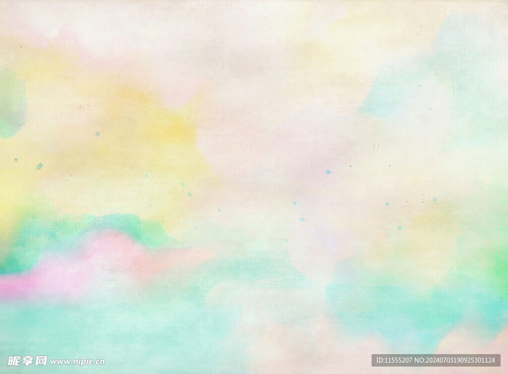 创意水彩抽象艺术画水彩晕染