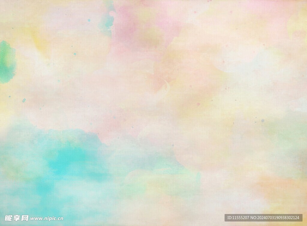 创意水彩抽象艺术画水彩晕染