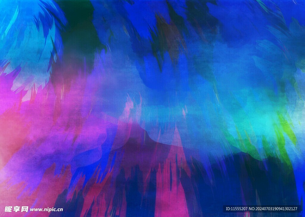 创意水彩抽象艺术画水彩晕染