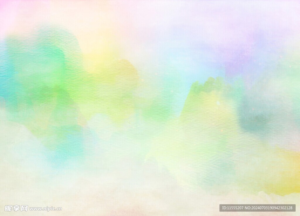 创意水彩抽象艺术画水彩晕染