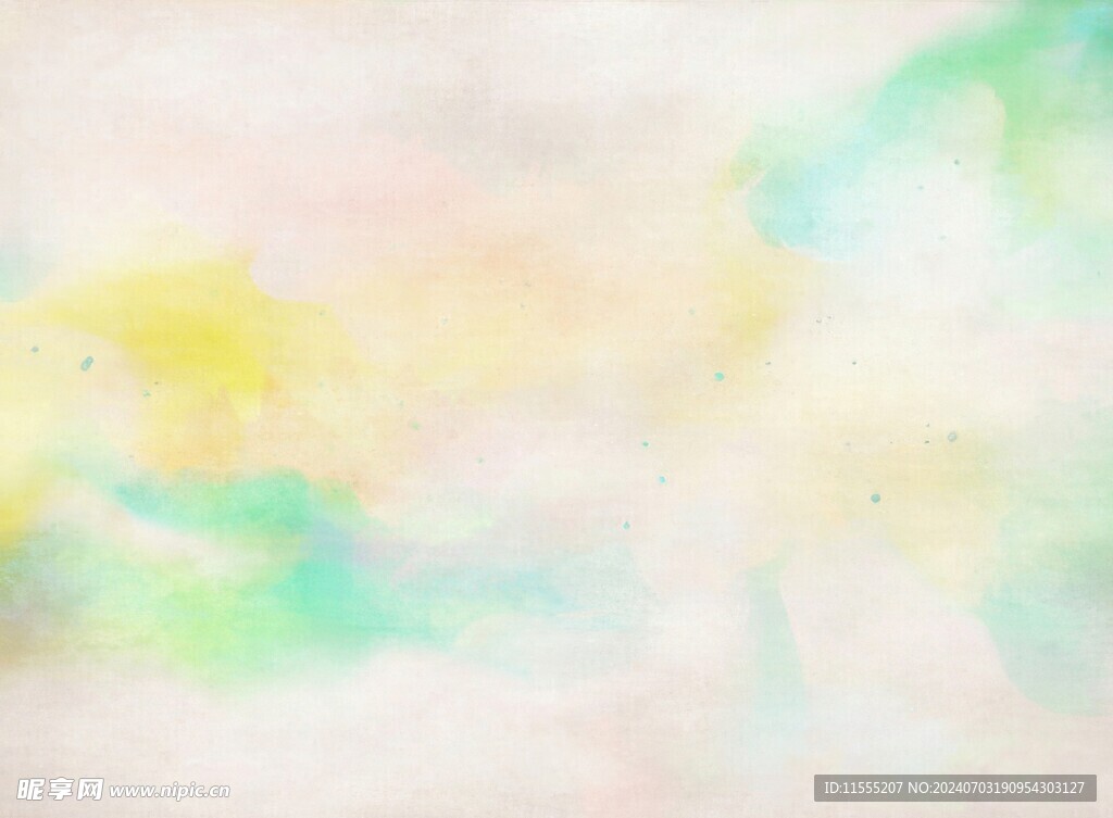 创意水彩抽象艺术画水彩晕染