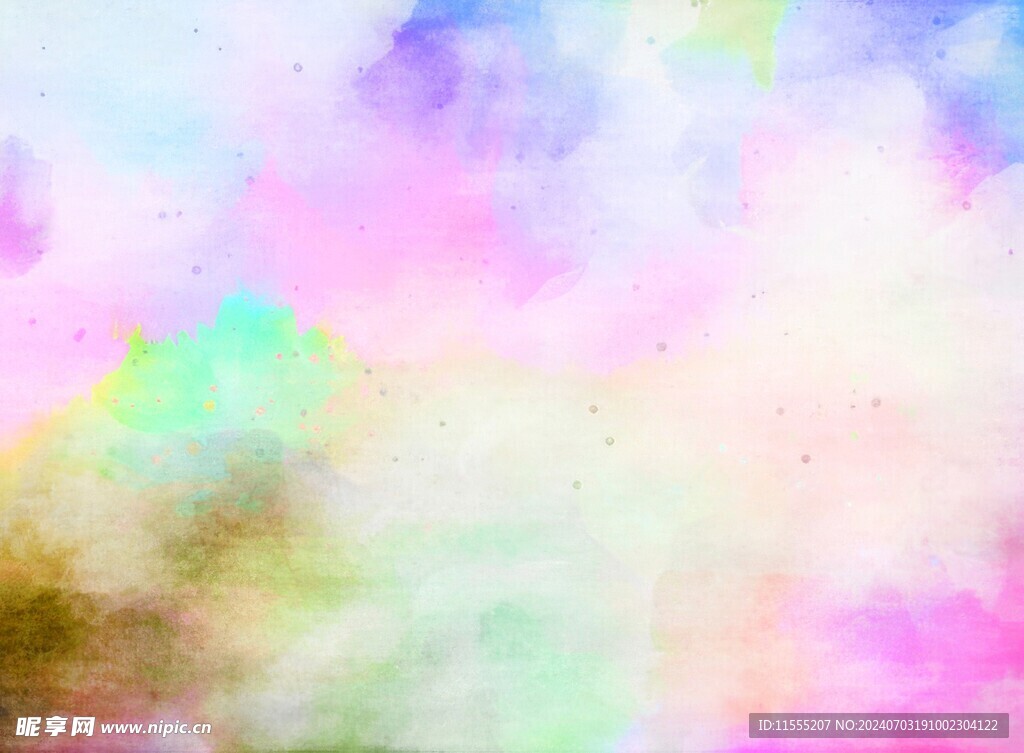 创意水彩抽象艺术画水彩晕染