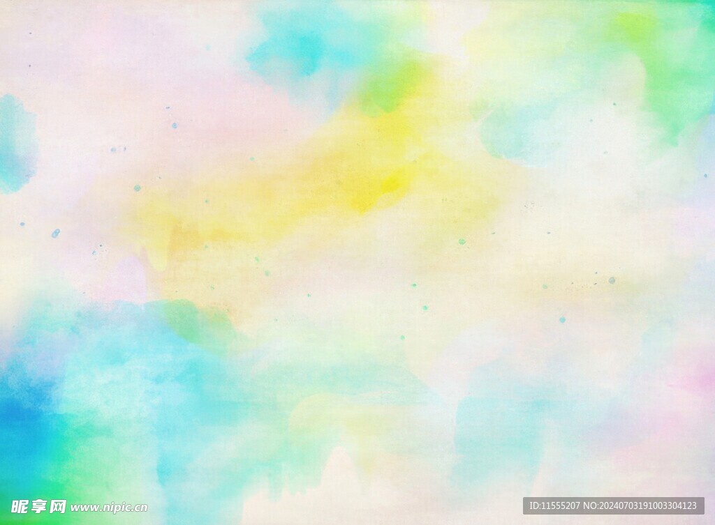 创意水彩抽象艺术画水彩晕染