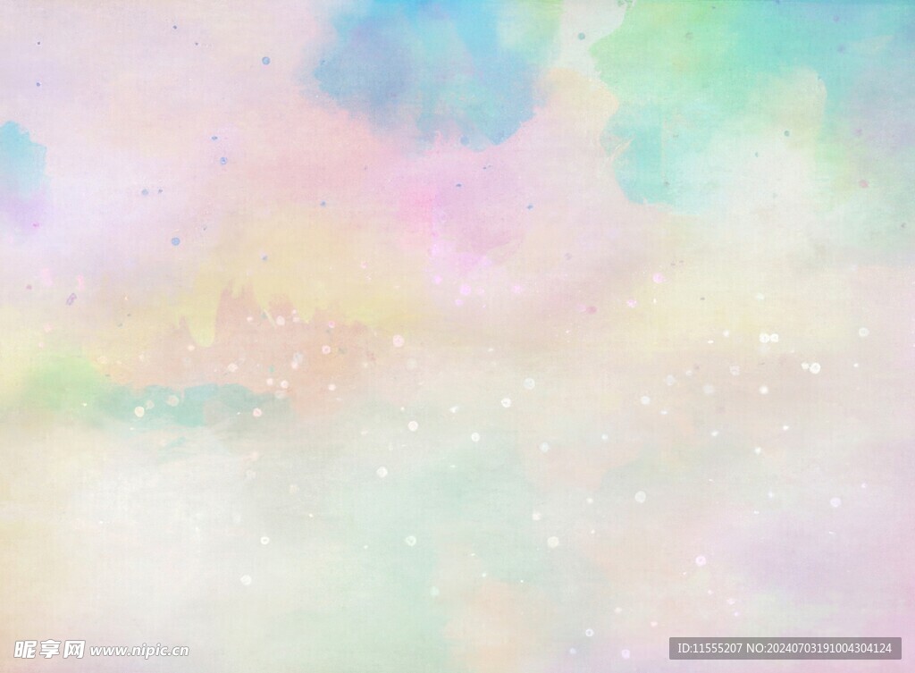 创意水彩抽象艺术画水彩晕染