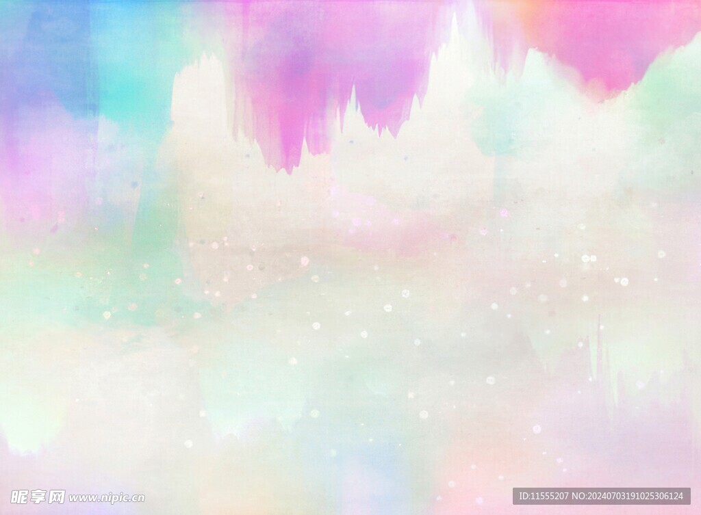 创意水彩抽象艺术画水彩晕染