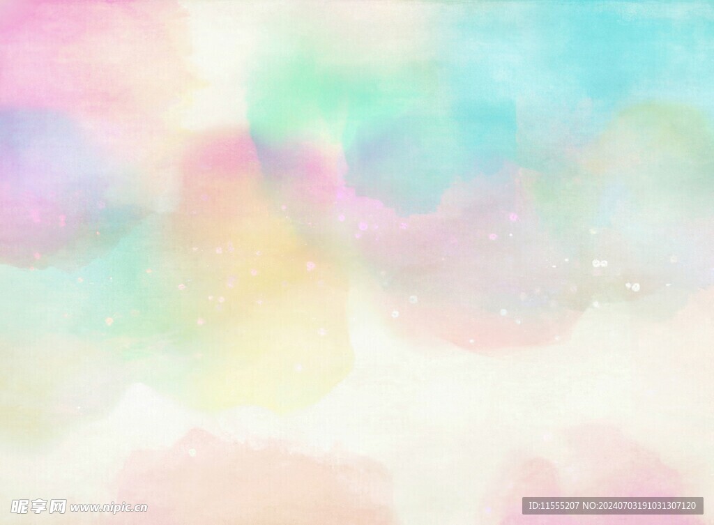 创意水彩抽象艺术画水彩晕染