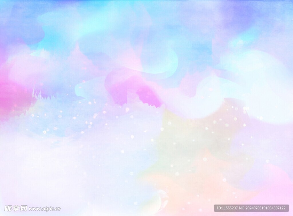 创意水彩抽象艺术画水彩晕染