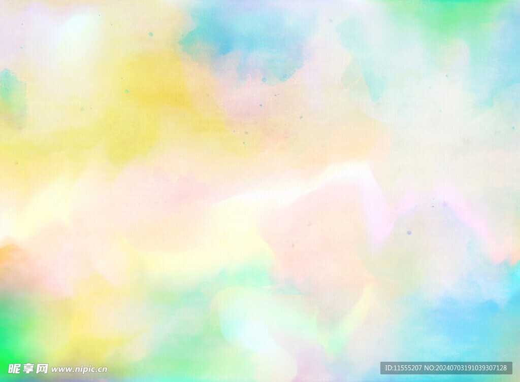 创意水彩抽象艺术画水彩晕染