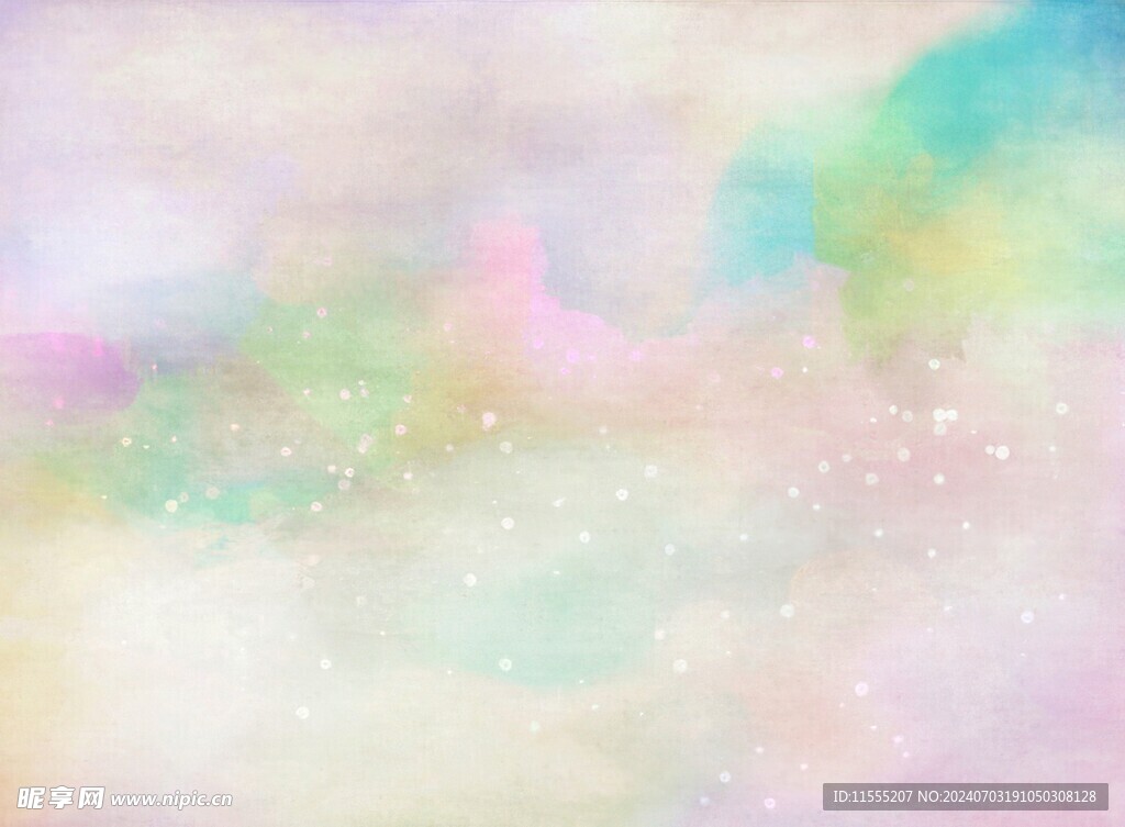 创意水彩抽象艺术画水彩晕染