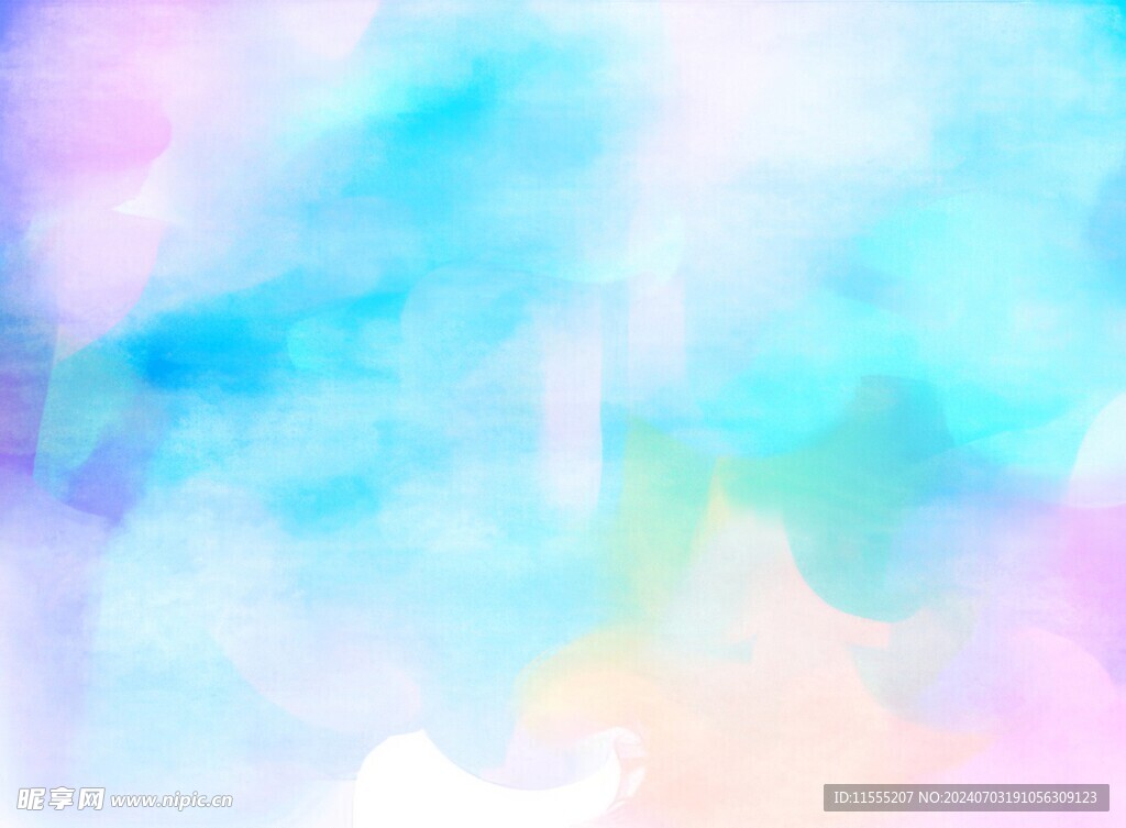 创意水彩抽象艺术画水彩晕染