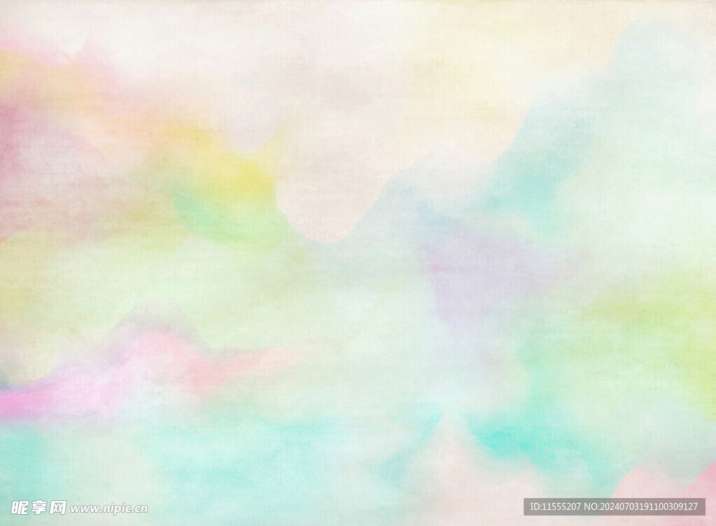创意水彩抽象艺术画水彩晕染
