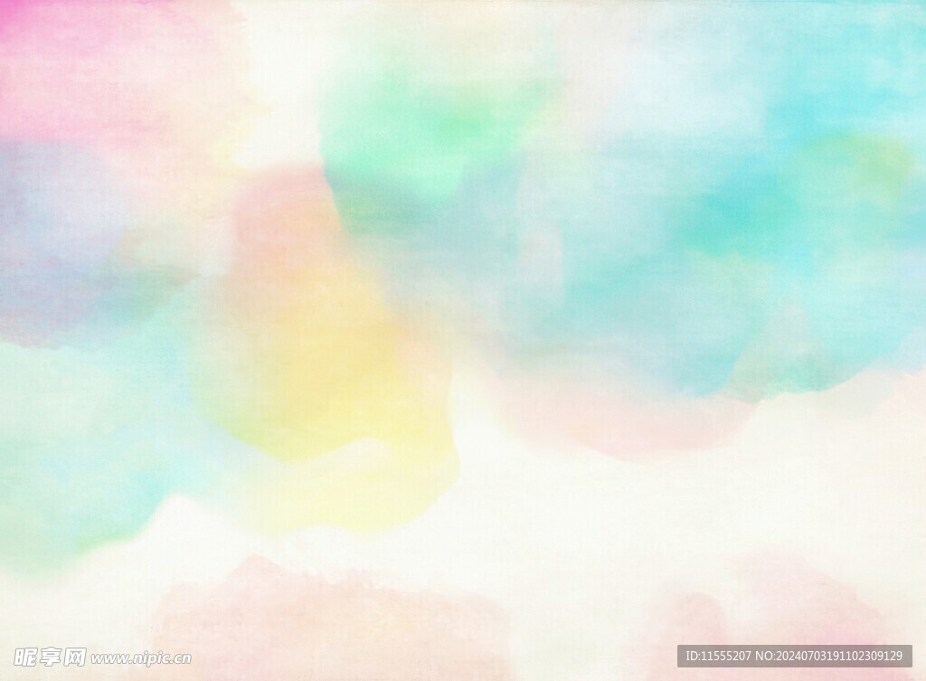 创意水彩抽象艺术画水彩晕染