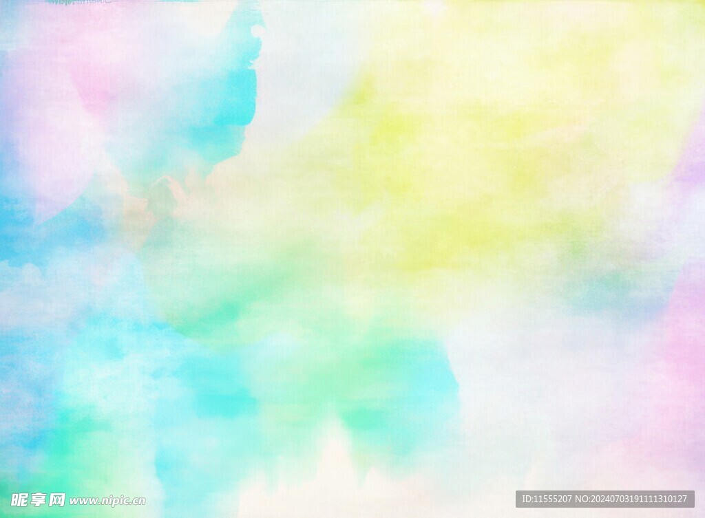 创意水彩抽象艺术画水彩晕染