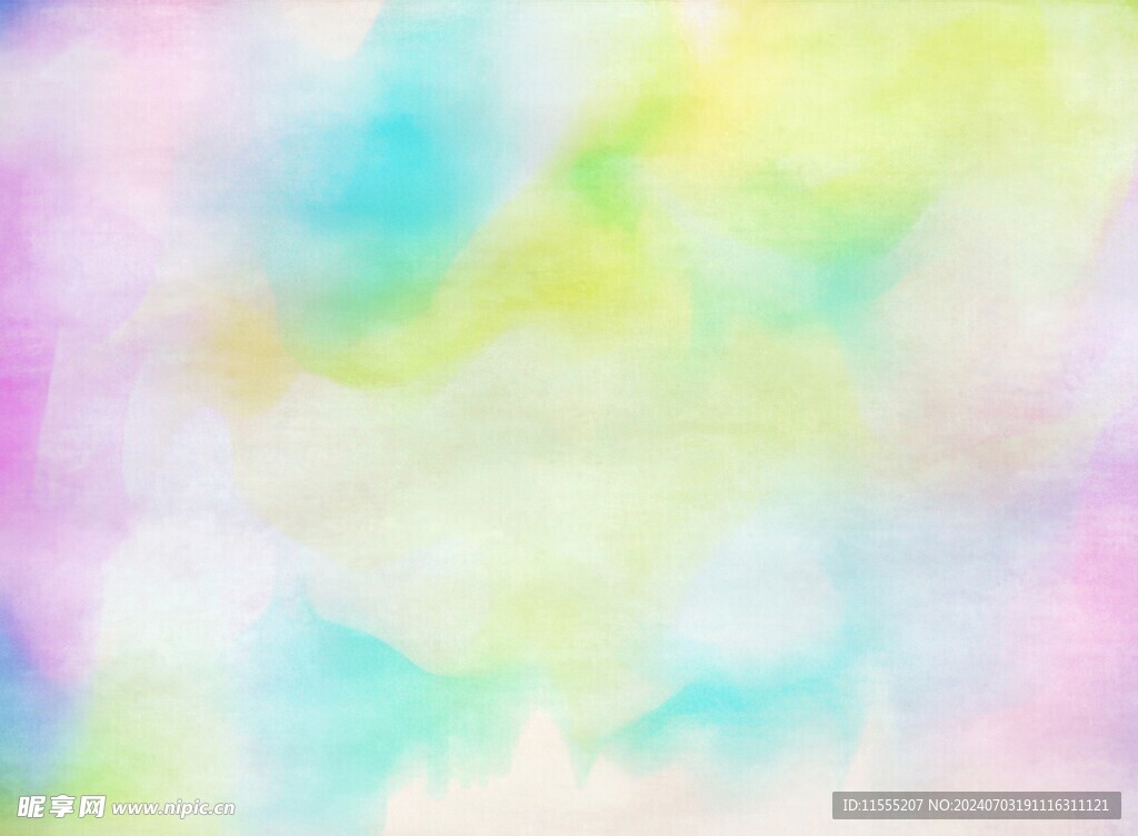 创意水彩抽象艺术画水彩晕染
