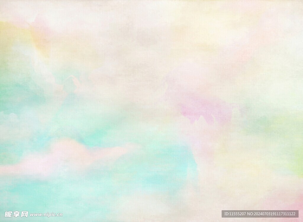 创意水彩抽象艺术画水彩晕染