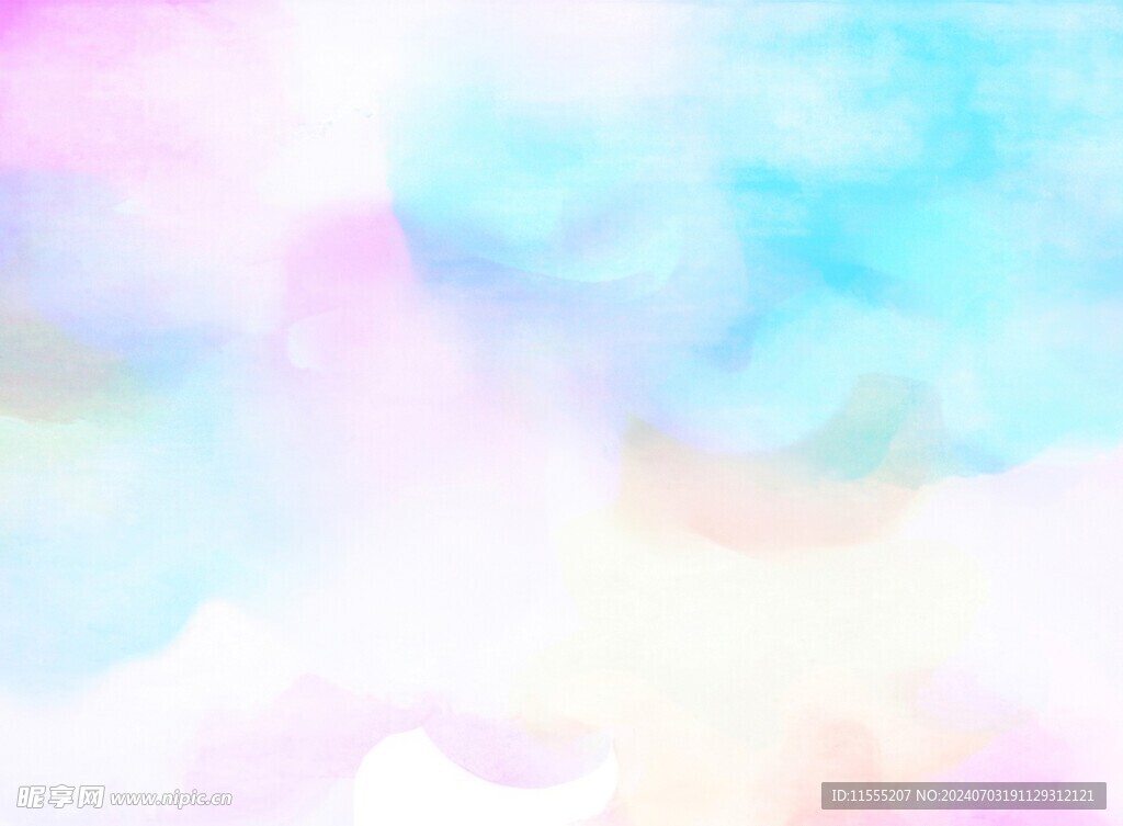 创意水彩抽象艺术画水彩晕染