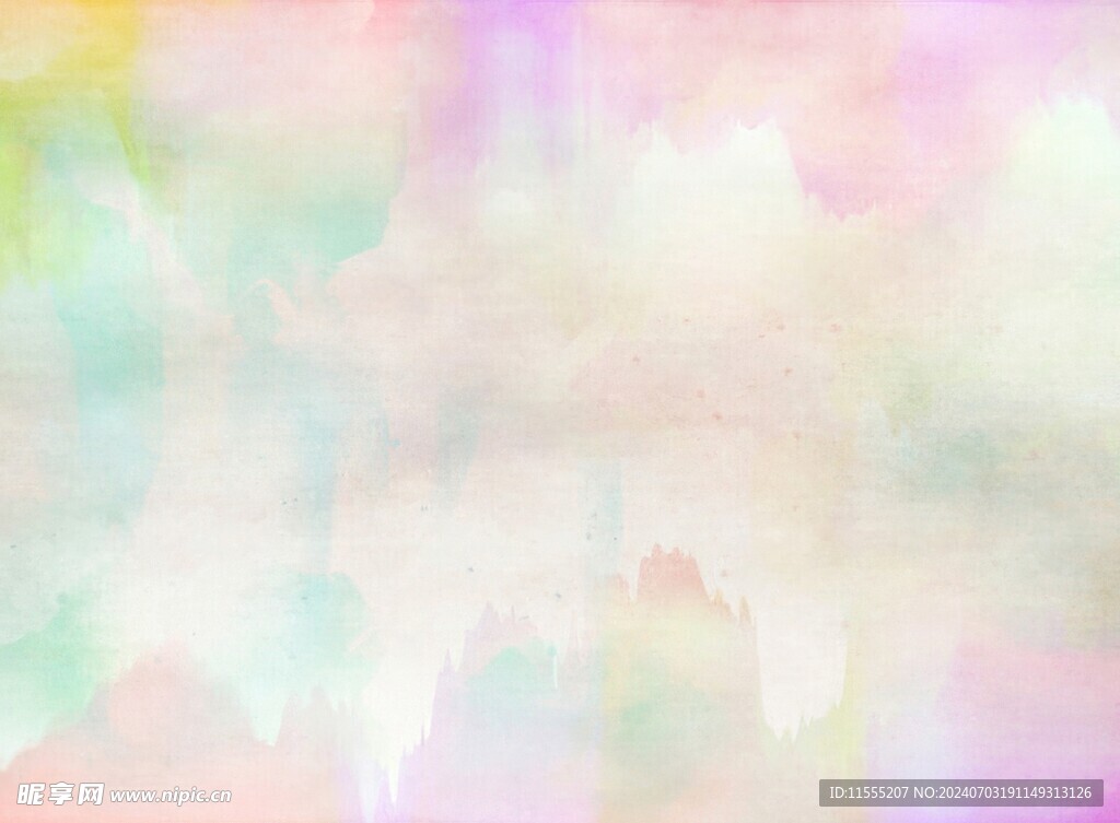 创意水彩抽象艺术画水彩晕染