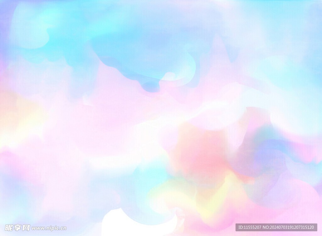 创意水彩抽象艺术画水彩晕染