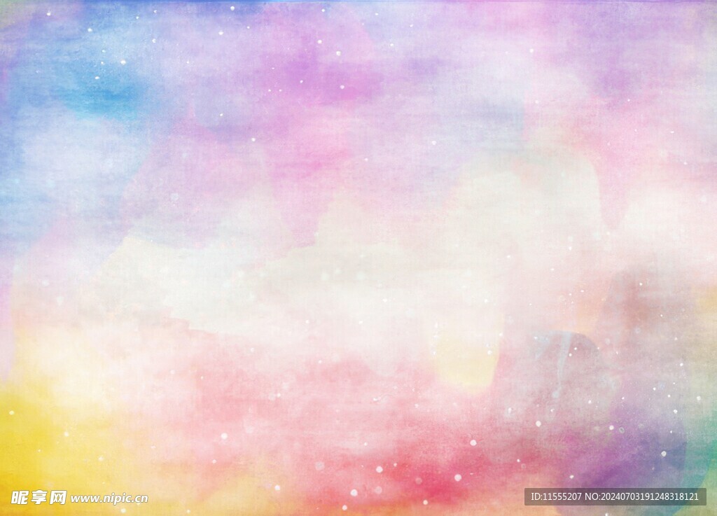 创意水彩抽象艺术画水彩晕染