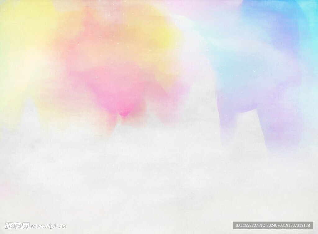 创意水彩抽象艺术画水彩晕染