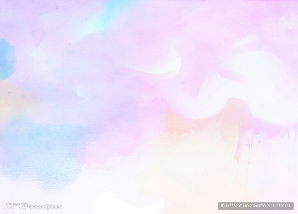 创意水彩抽象艺术画水彩晕染