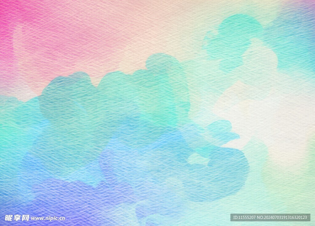 创意水彩抽象艺术画水彩晕染