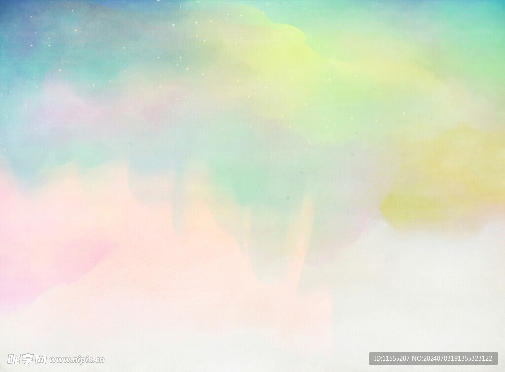 创意水彩抽象艺术画水彩晕染