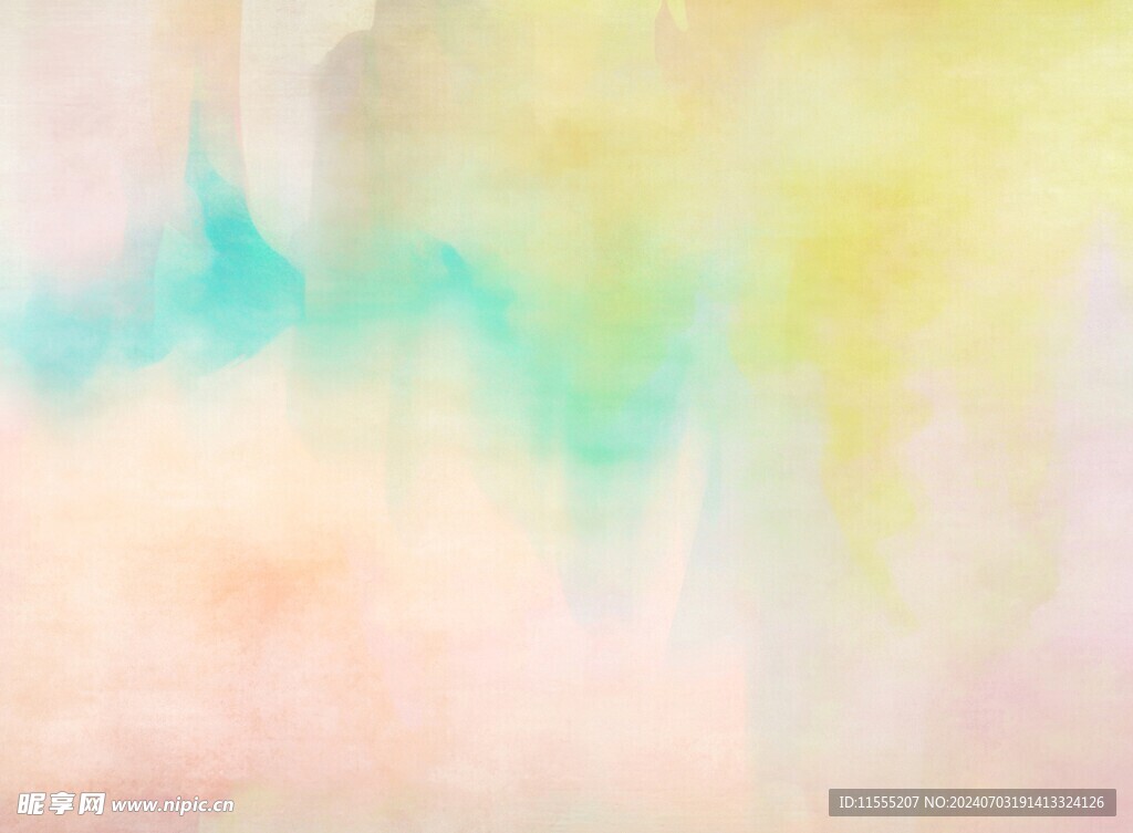 创意水彩抽象艺术画水彩晕染