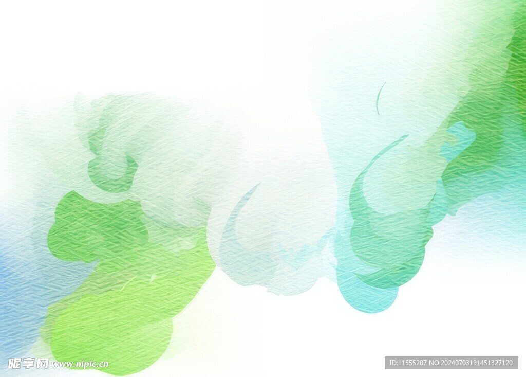 创意水彩抽象艺术画水彩晕染