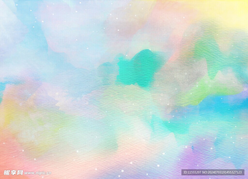 创意水彩抽象艺术画水彩晕染