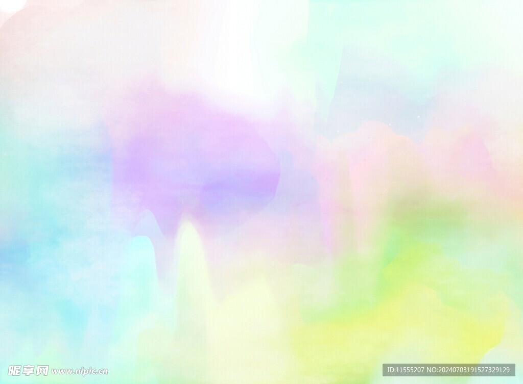 创意水彩抽象艺术画水彩晕染