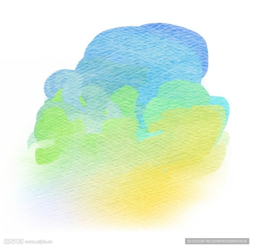 创意水彩抽象艺术画水彩晕染