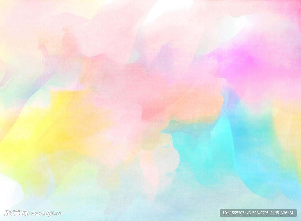 创意水彩抽象艺术画水彩晕染