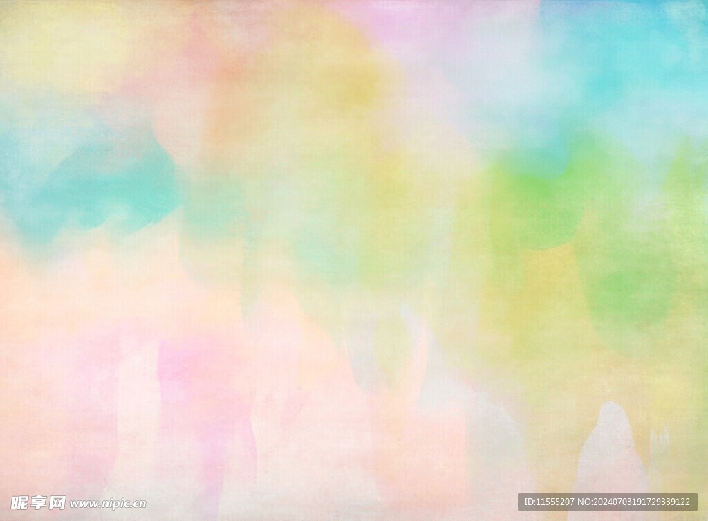 创意水彩抽象艺术画水彩晕染
