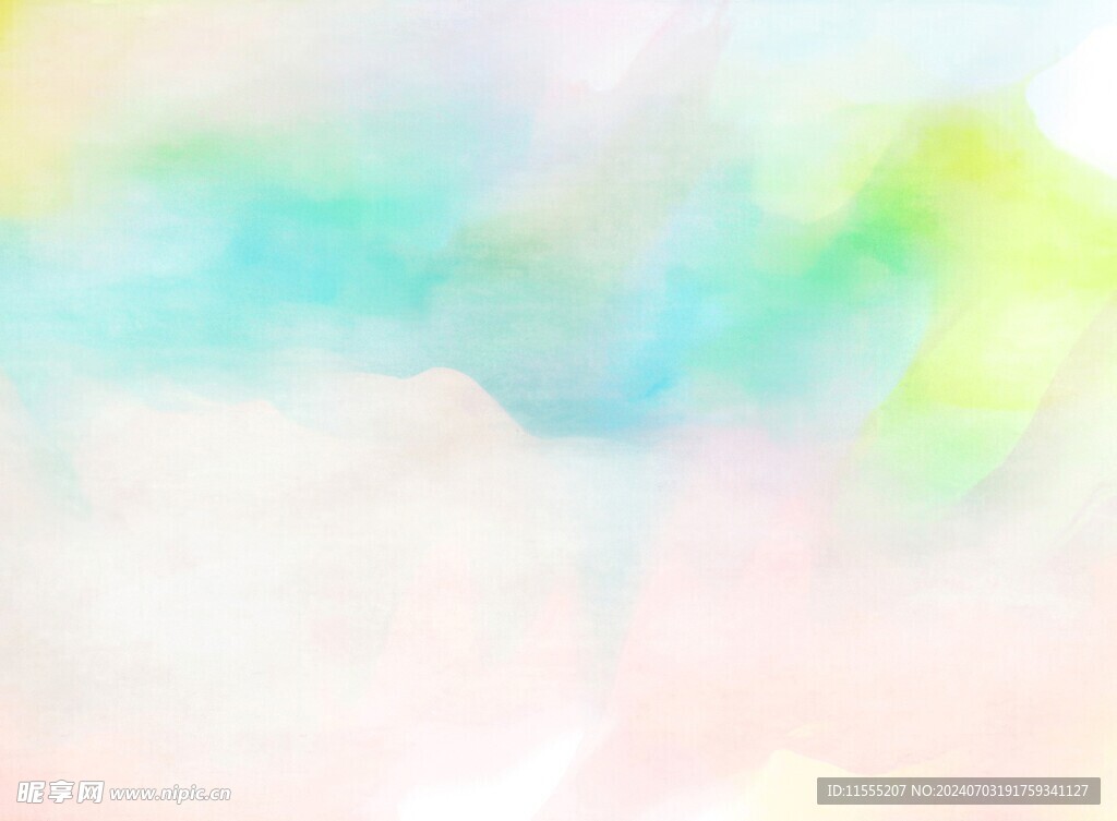 创意水彩抽象艺术画水彩晕染
